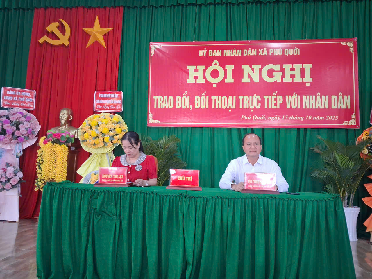 Xã Phú Quới tổ chức Hội nghị đối thoại năm 2025.